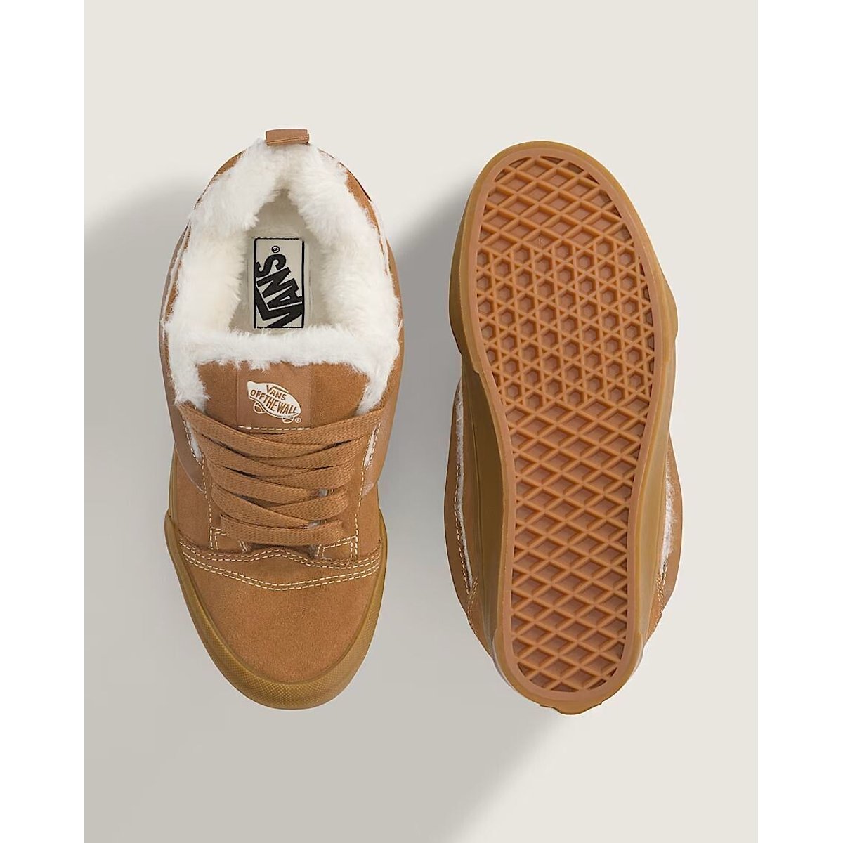 Baskets basses fourrées KNU SKOOL camel, VANS