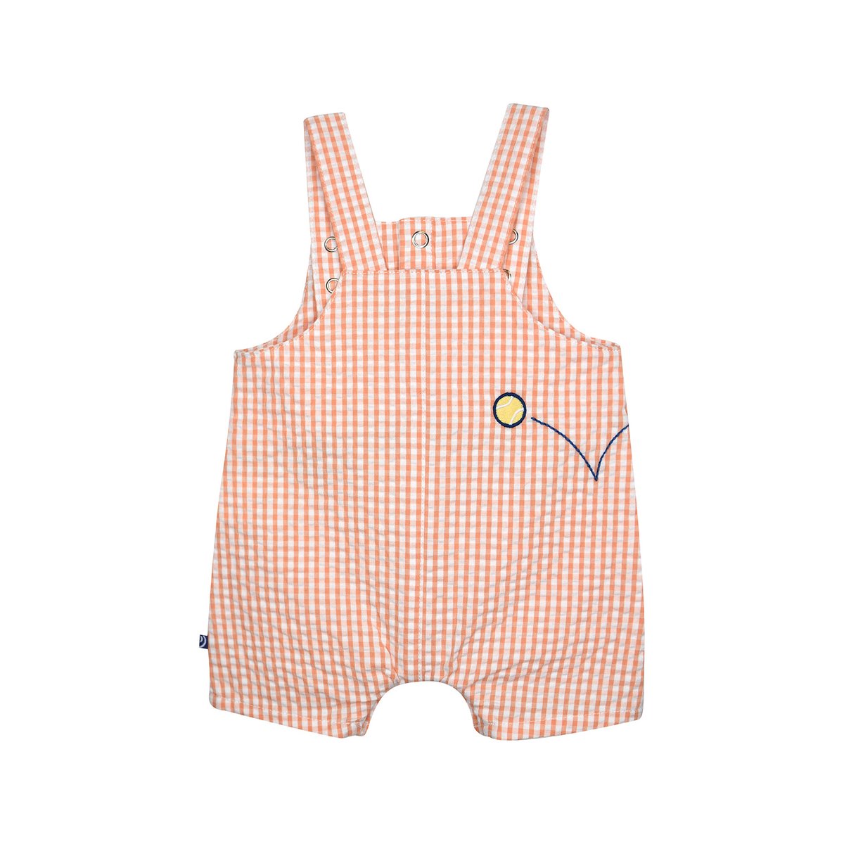 Tee shirt salopette geoffroy court naissance orange, SUCRE D'ORGE