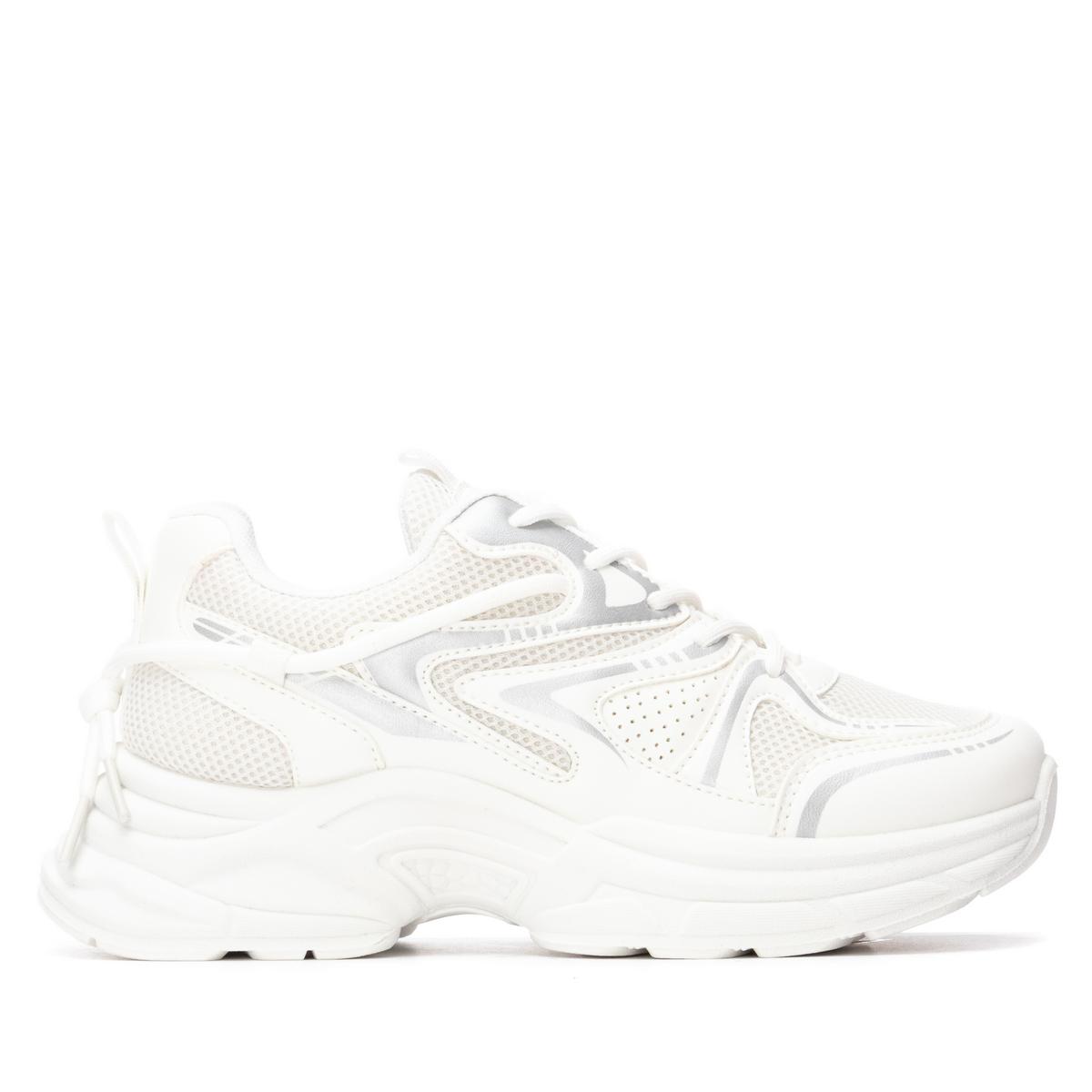 Baskets Plaine Lacets blanc, REFRESH
