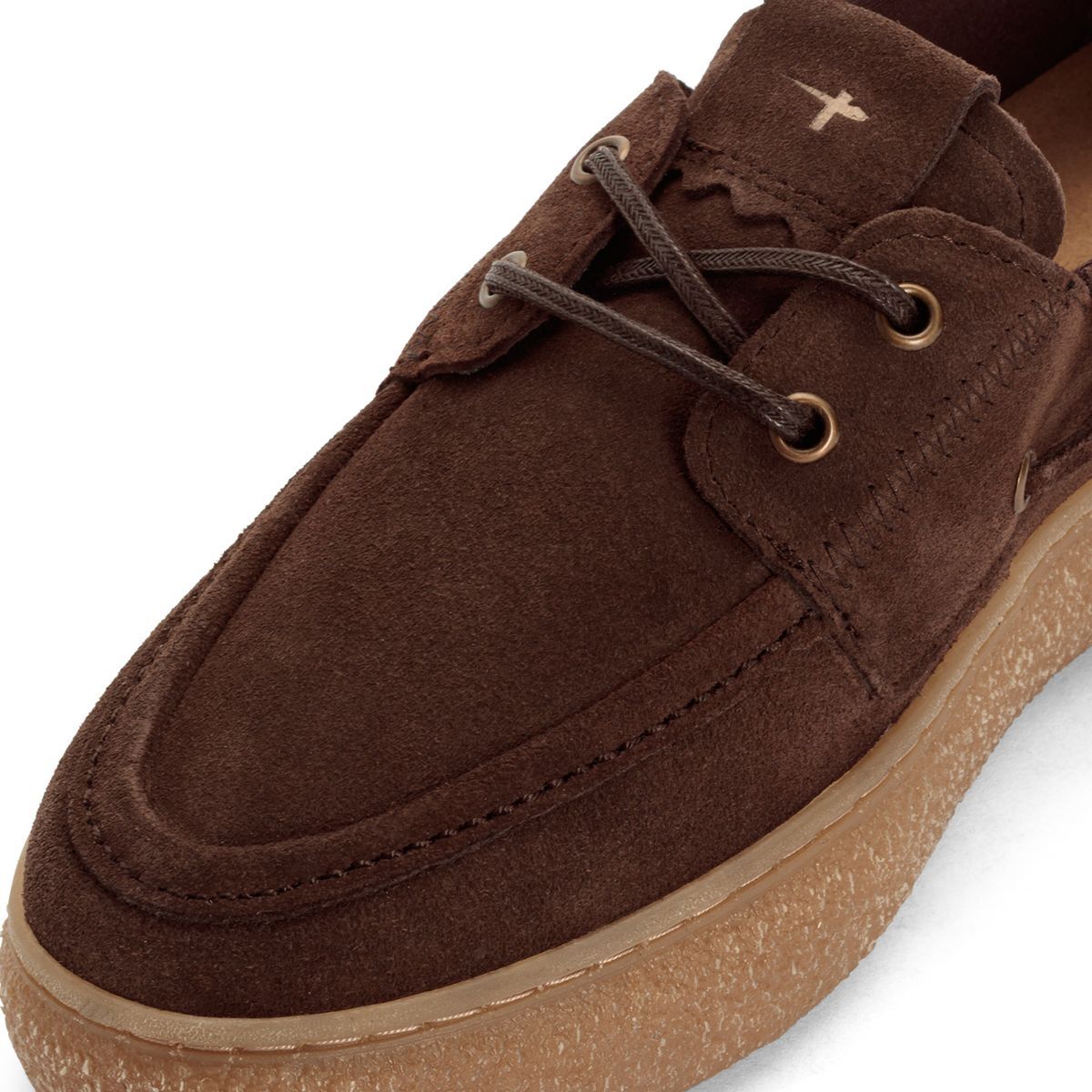 Mocassin en cuir marron mocca, TAMARIS