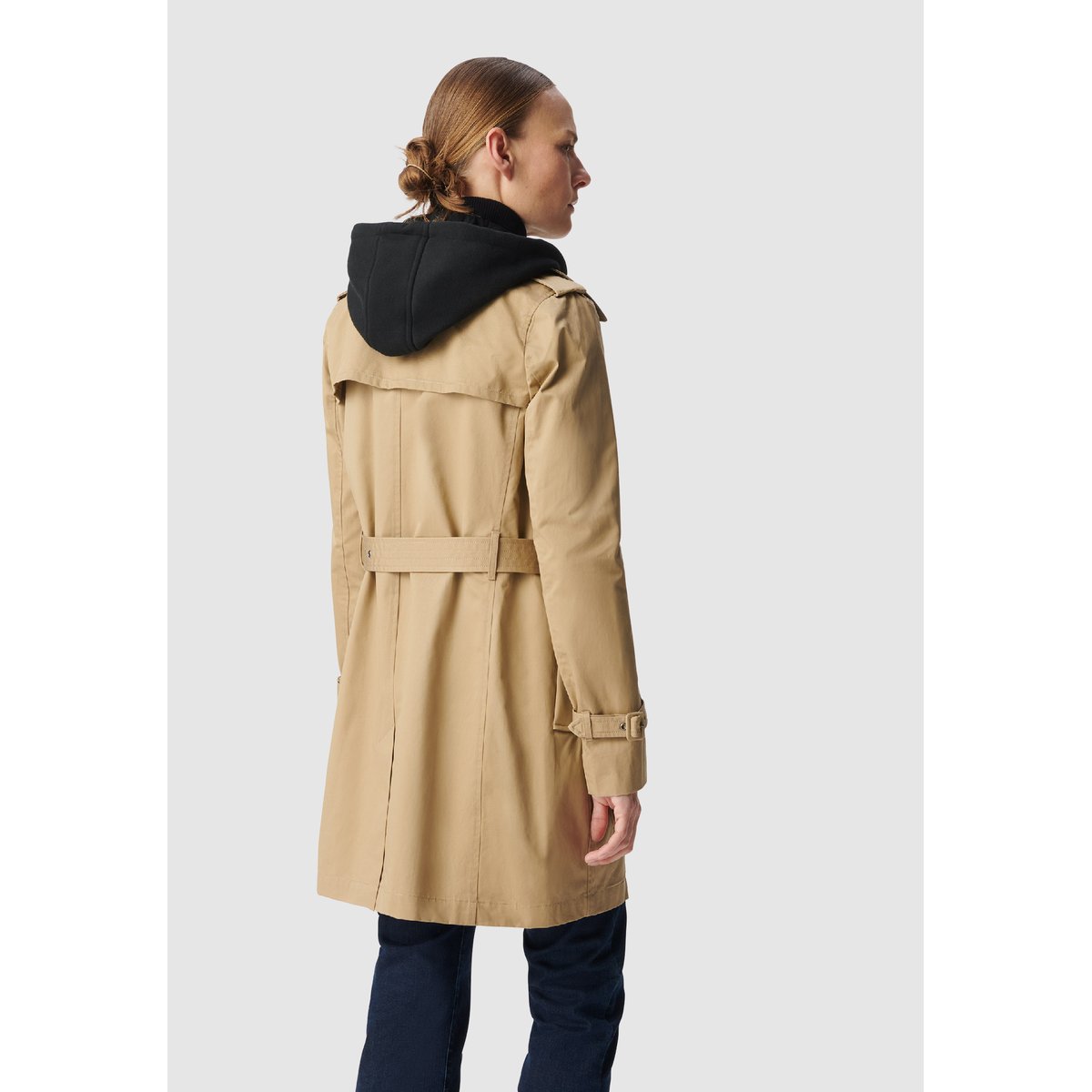 Trench à capuche et parementure amovibles beige, IKKS