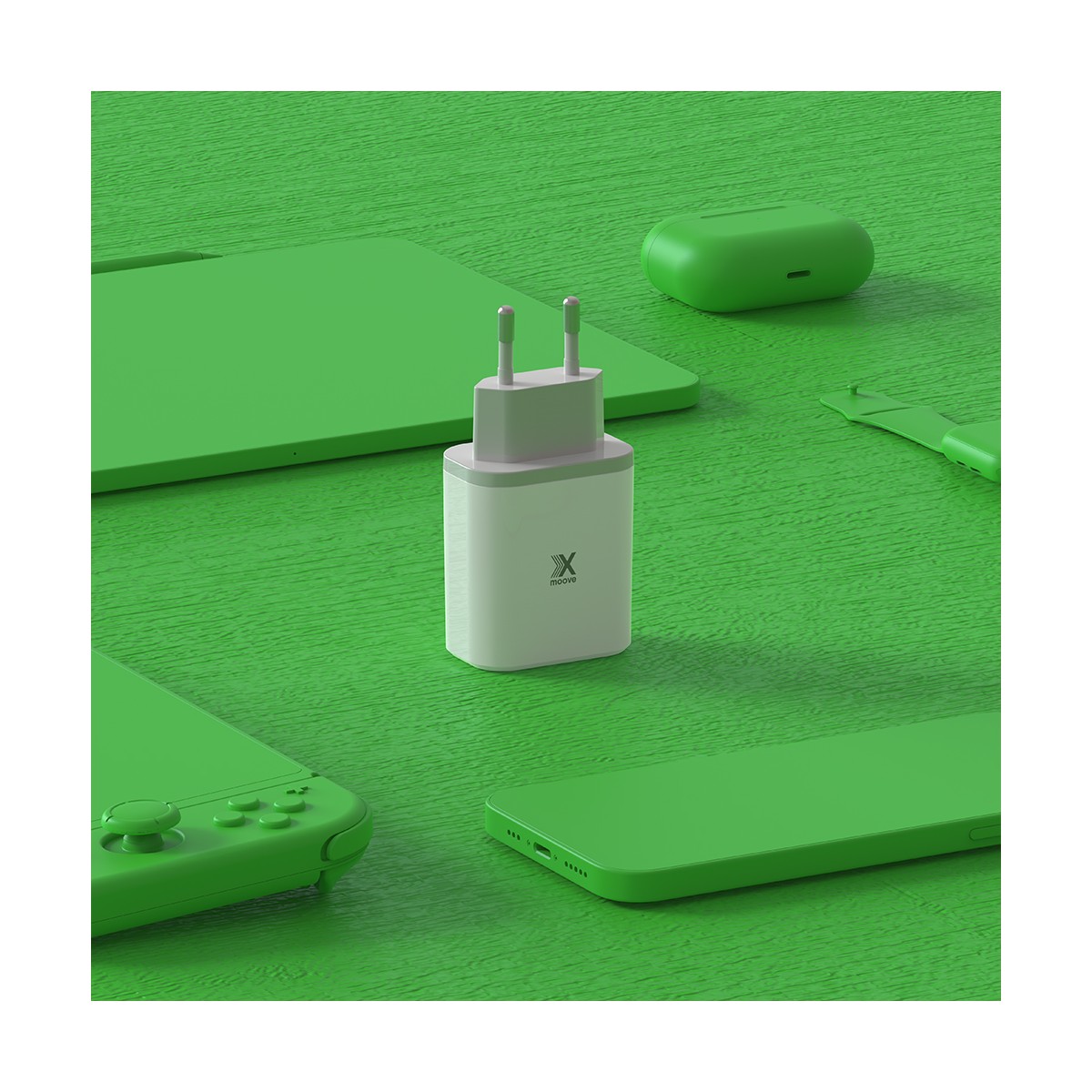 Chargeur USB-A et USB-C PD 30W SWIFT couleur unique, LIVOO