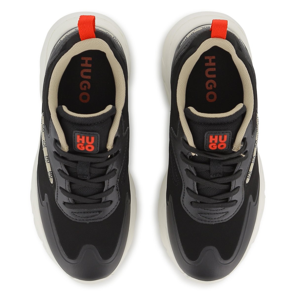Sneakers basse black, HUGO KIDSWEAR