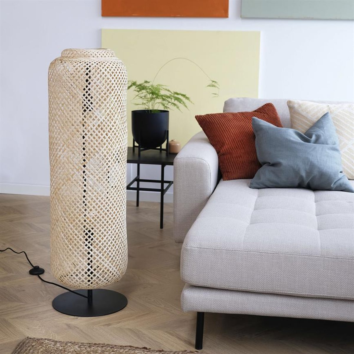 Lampadaire BOOM beige, DYBERG LARSEN