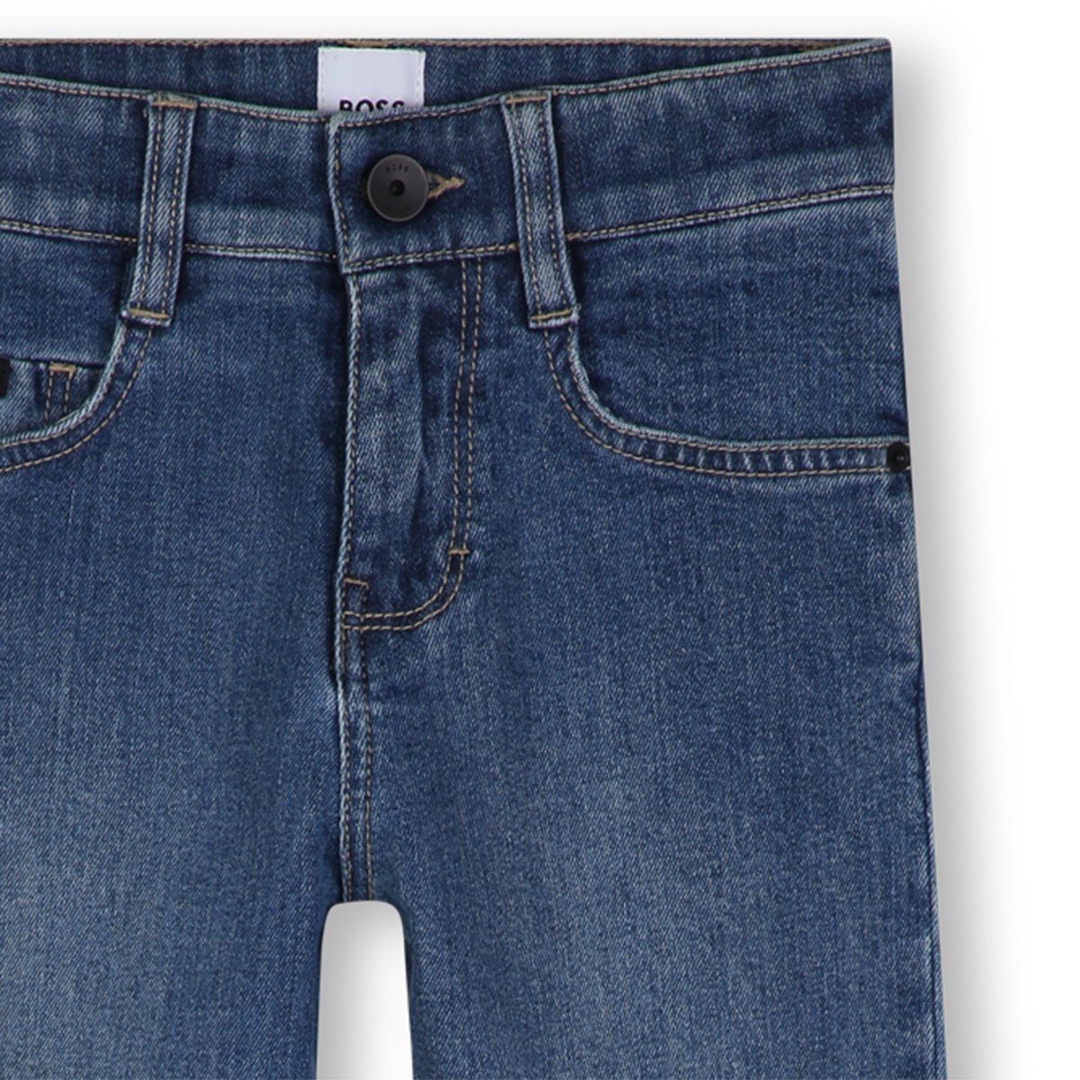 Pantalon en denim stone pulverisation, BOSS KIDSWEAR