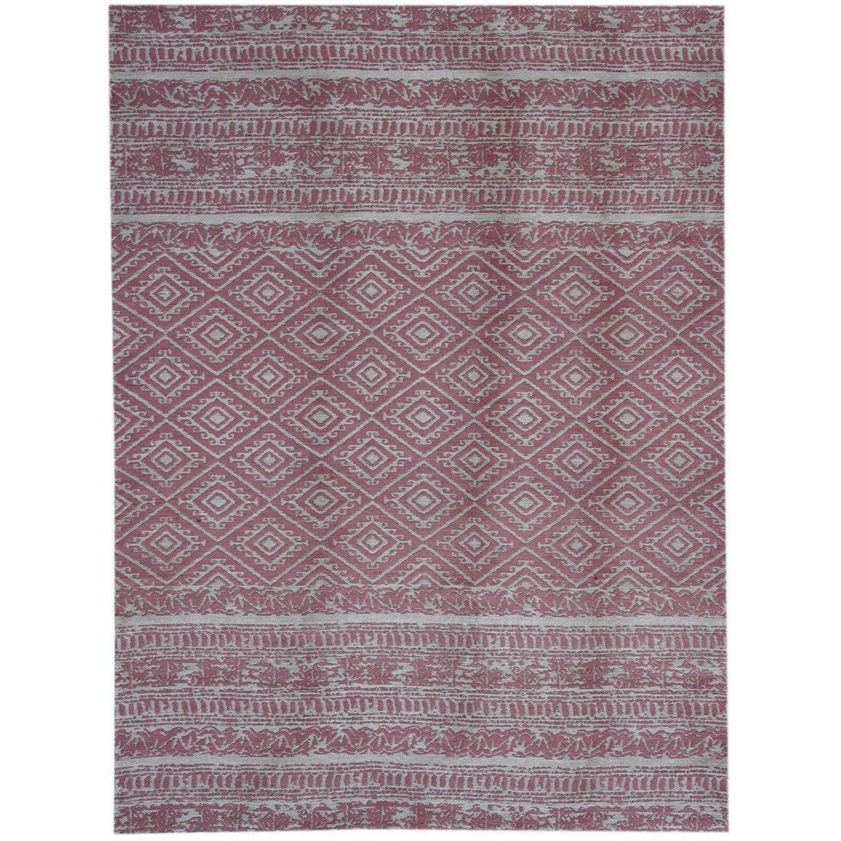 Tapis extérieur fait main, ENSOLEILLE rose, ARTE ESPINA