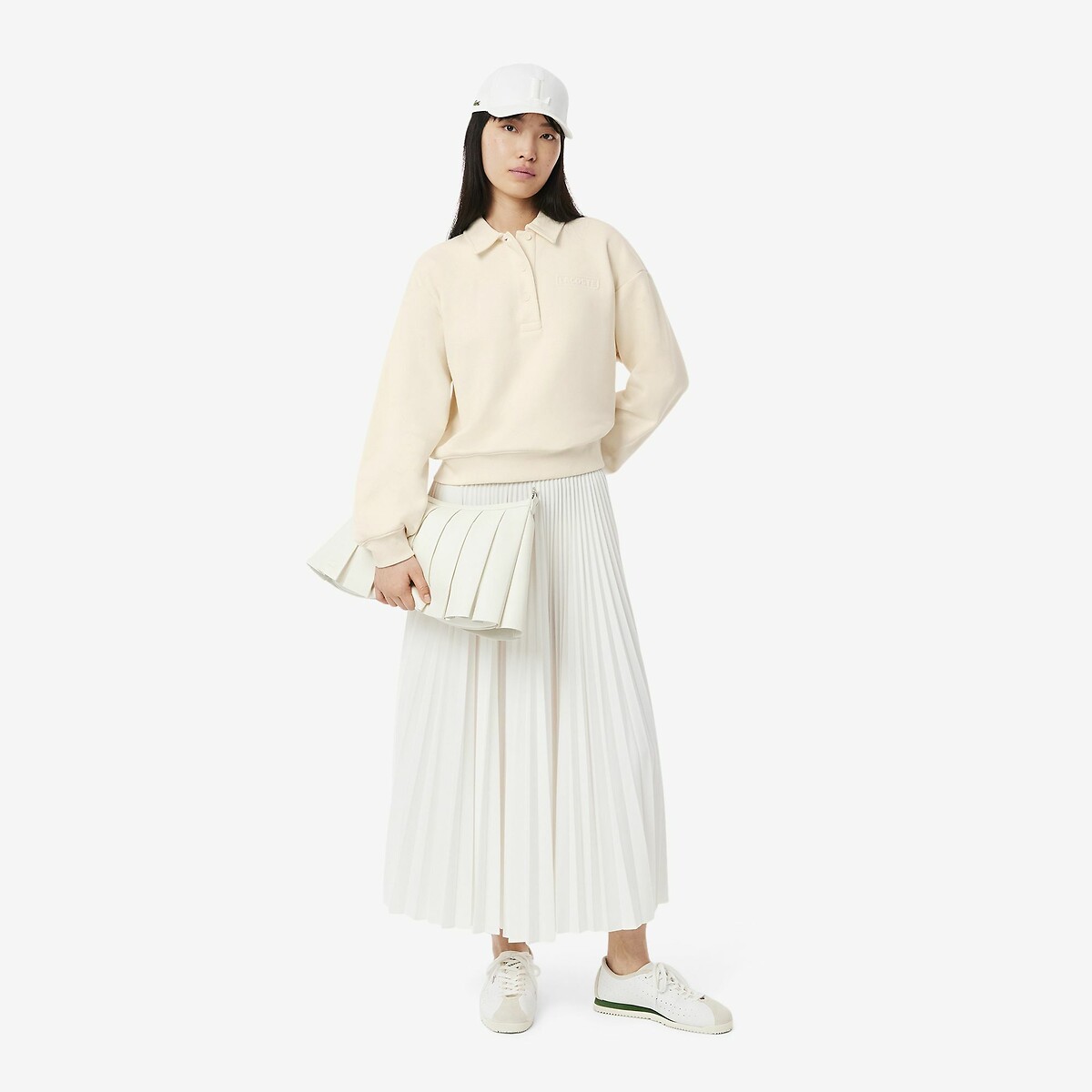 Polo Sweatshirt ecru , LACOSTE