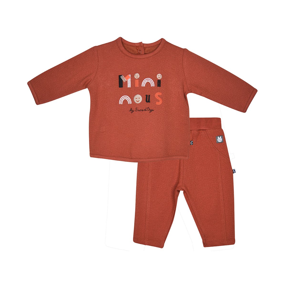 Ensemble sweat jogging pablito maille rouge, SUCRE D'ORGE