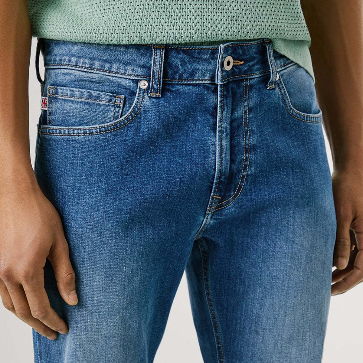 Jean Coupe Tapered, Taille Normale - Stanley faded true blue, PEPE JEANS