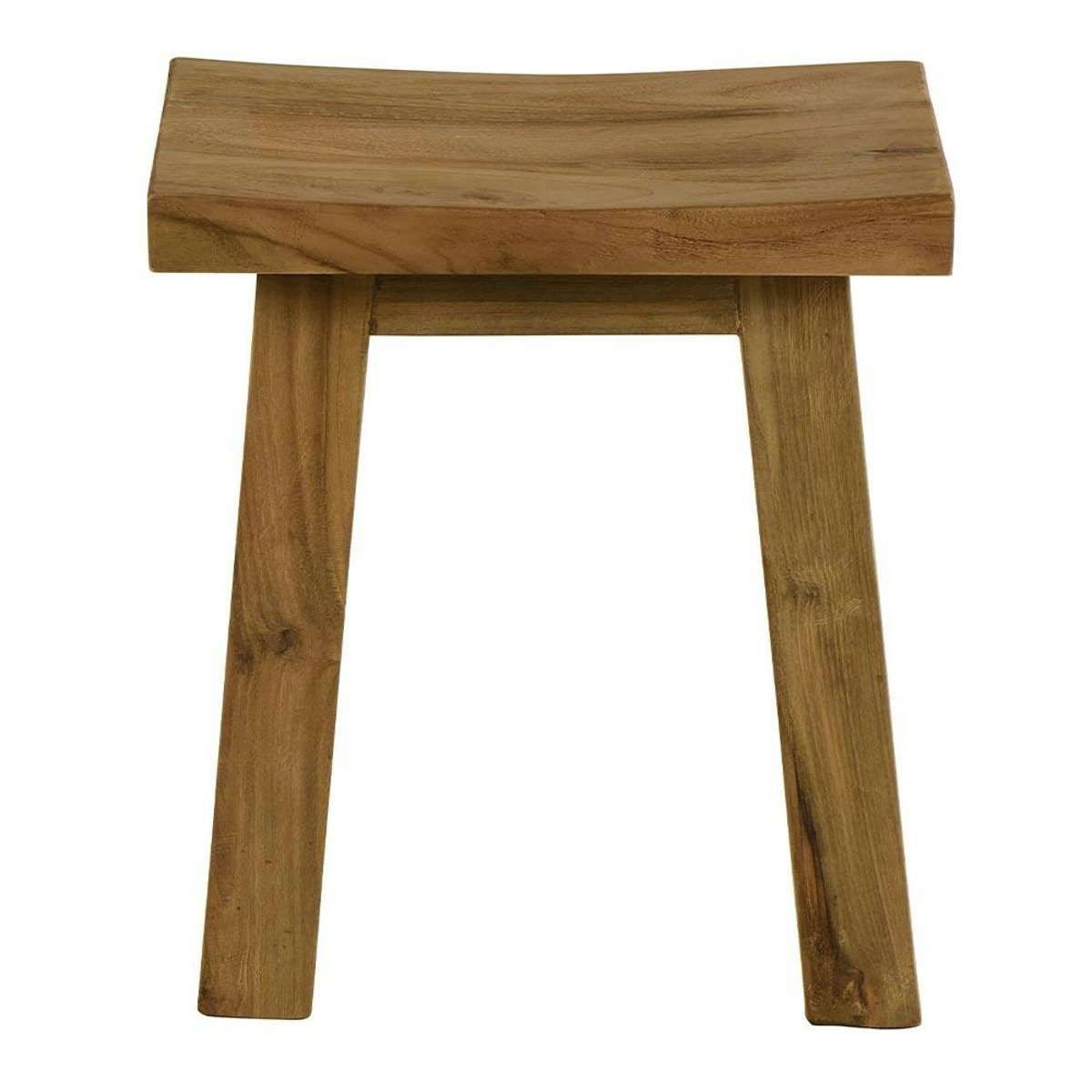 Tabouret en teck recyclé - 45 cm, ARIZONA bois naturel, PIER IMPORT