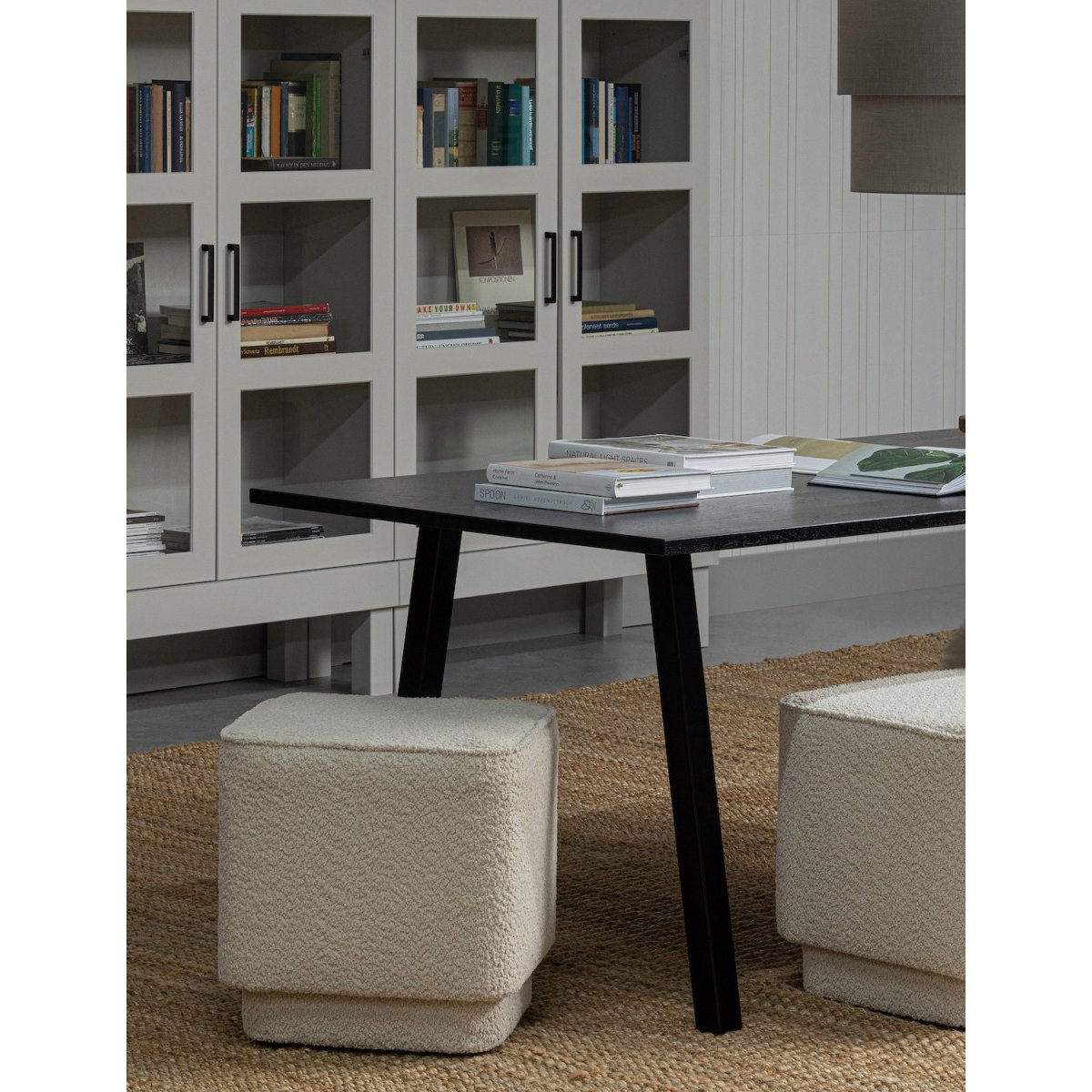 Table de repas en bois - TABLO noir, WOOOD