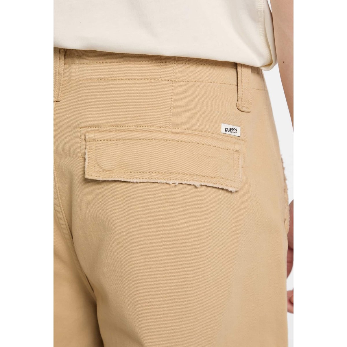 Short Cargo En Twill marron, GUESS
