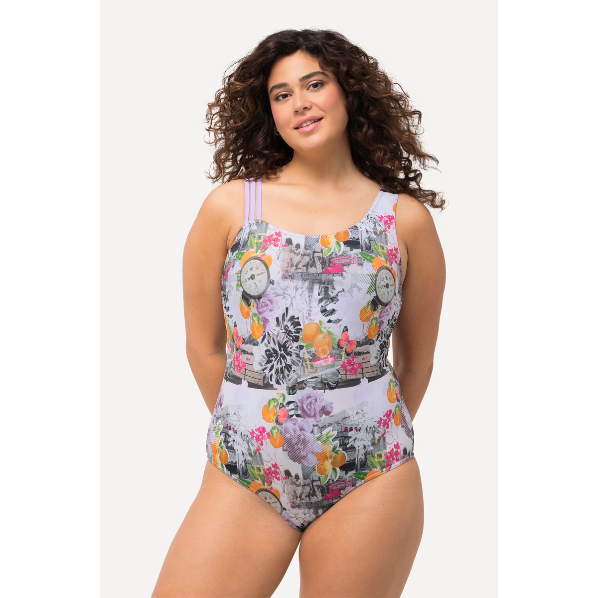 Maillot de bain avec bonnets souples vanille, ULLA POPKEN