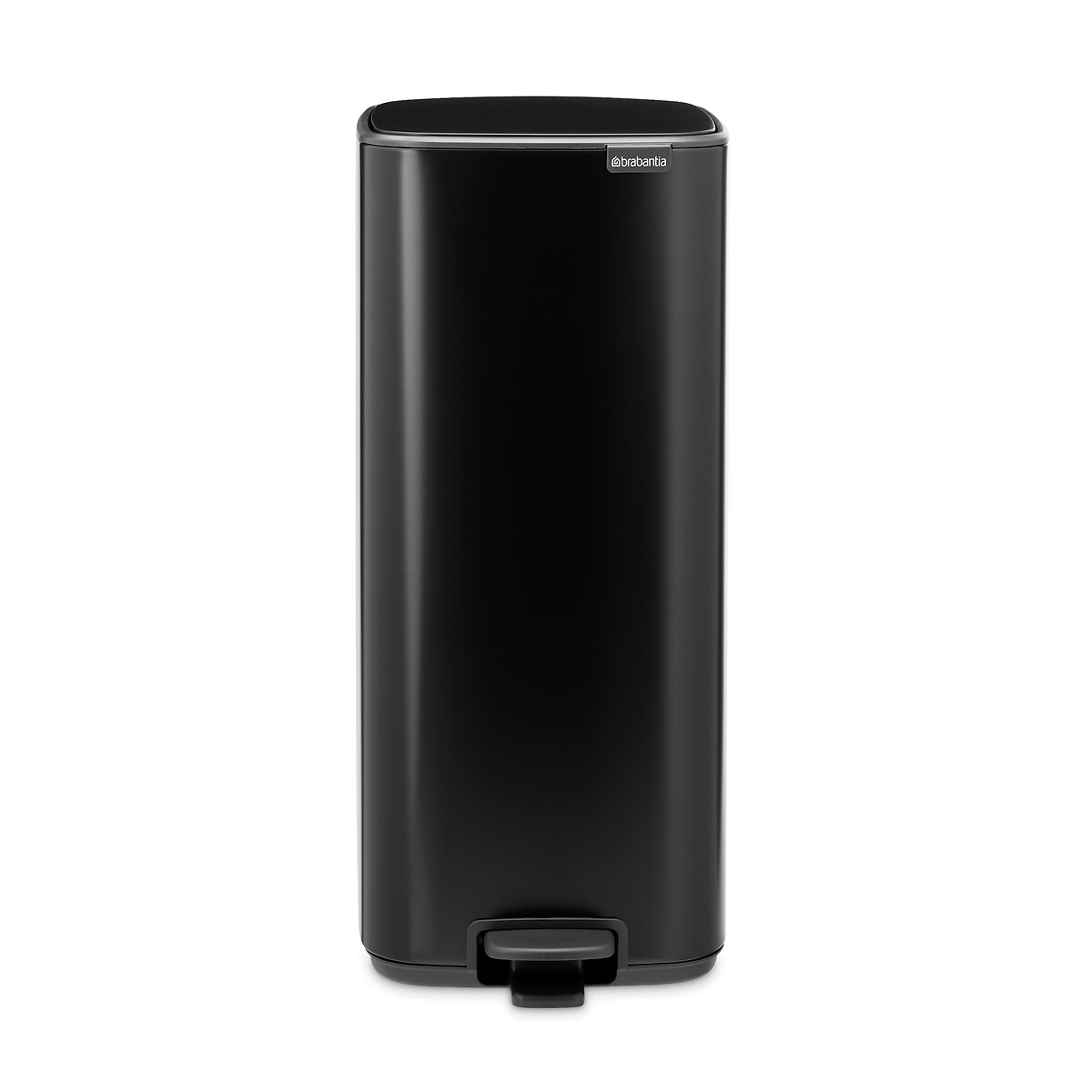 Poubelle de cuisine Bo à pédale 30L noir mat, BRABANTIA