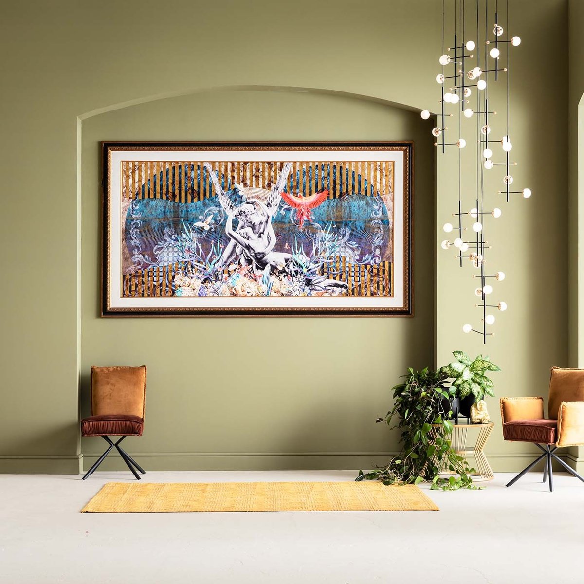 Tableau couple antique multicolore, KARE DESIGN