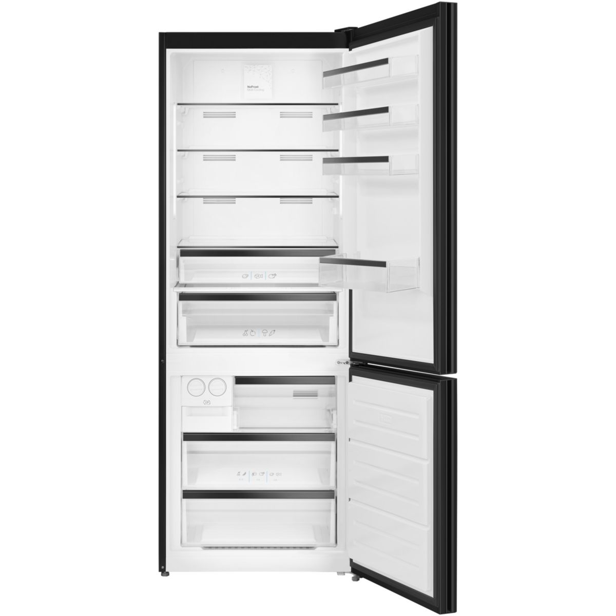 Réfrigérateur combiné FC48BGND couleur unique, SMEG