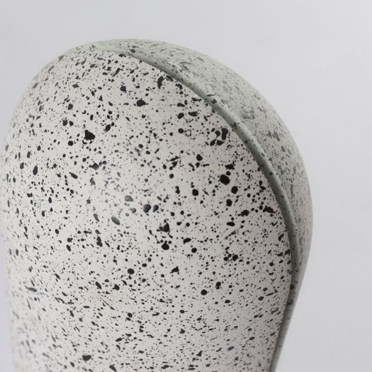 Miroir rond en terrazzo Muzz blanc, ZAGO