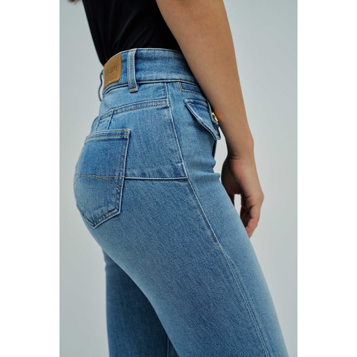 JEAN DESTINY PUSH UP BOOTCUT bleu, SALSA JEANS