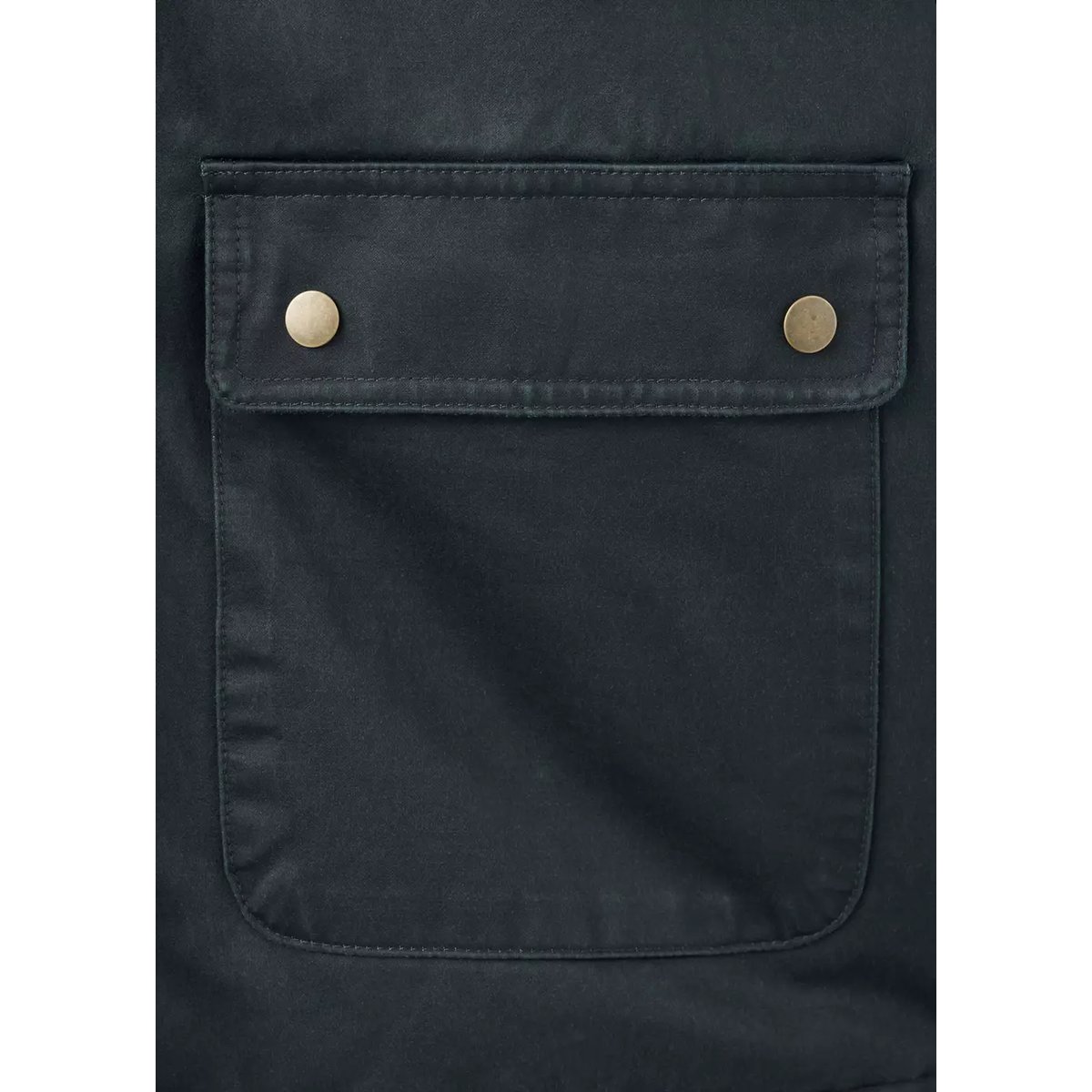 Parka col contrasté bleu marine, MANGO TEEN