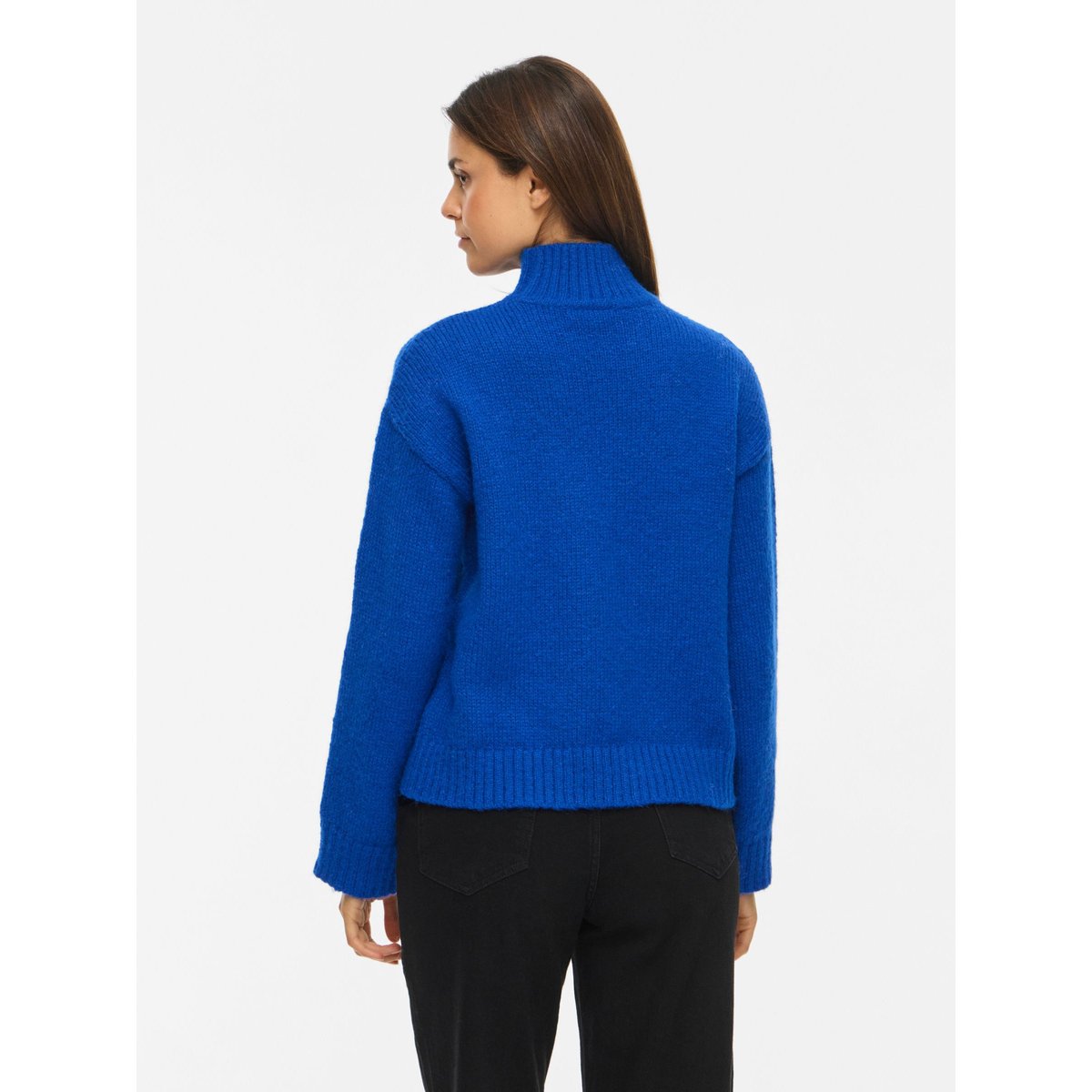 Pull En Maille bleu - surf the web1, VILA