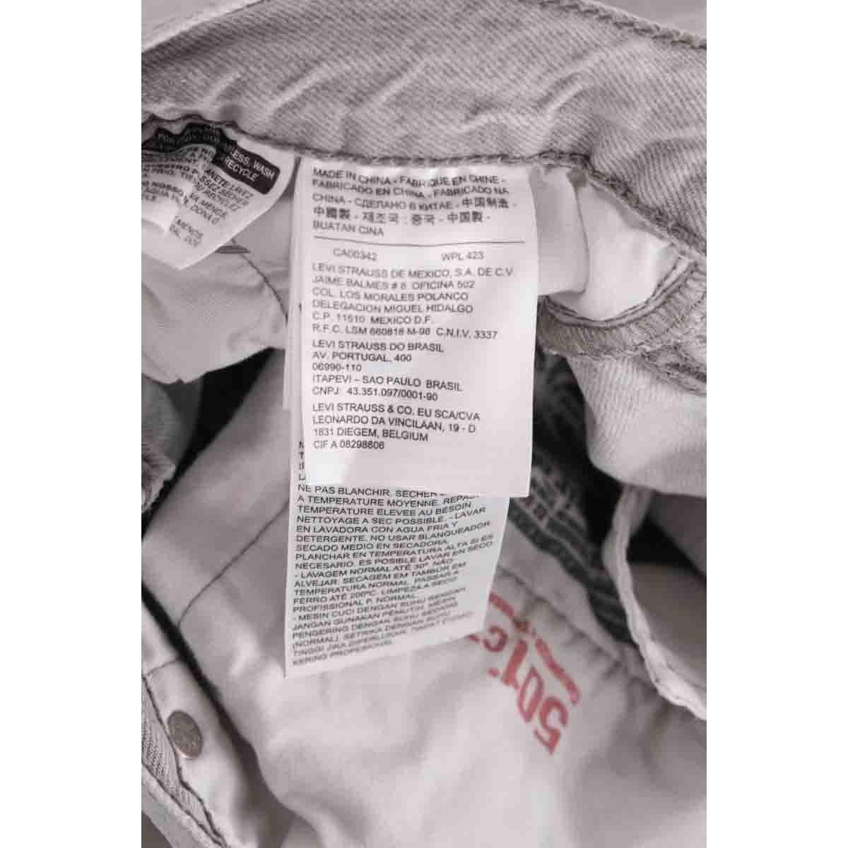 Jean droit - Très Bon État gris, LEVI'S
