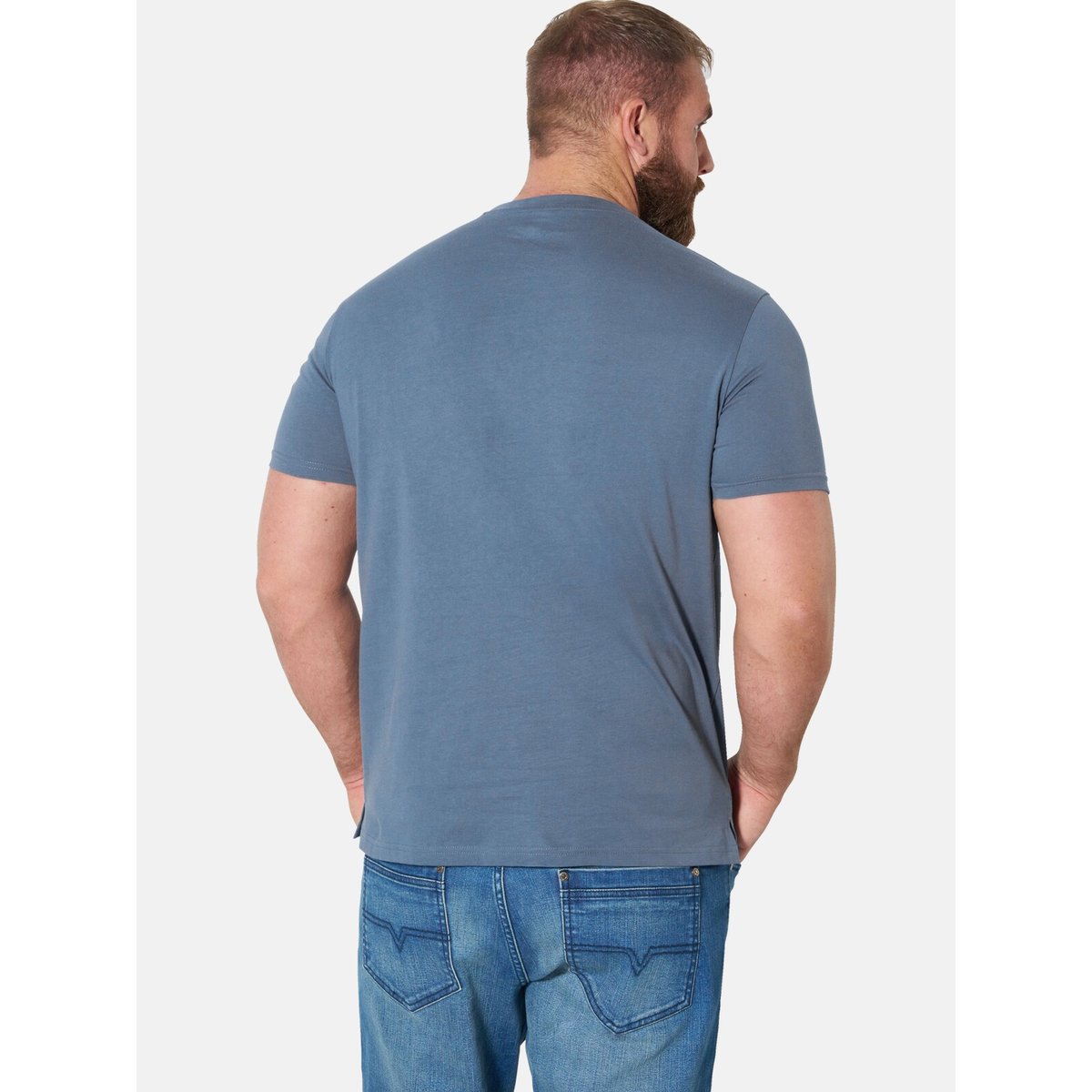 T-shirt MELFES bleu, JAN VANDERSTORM