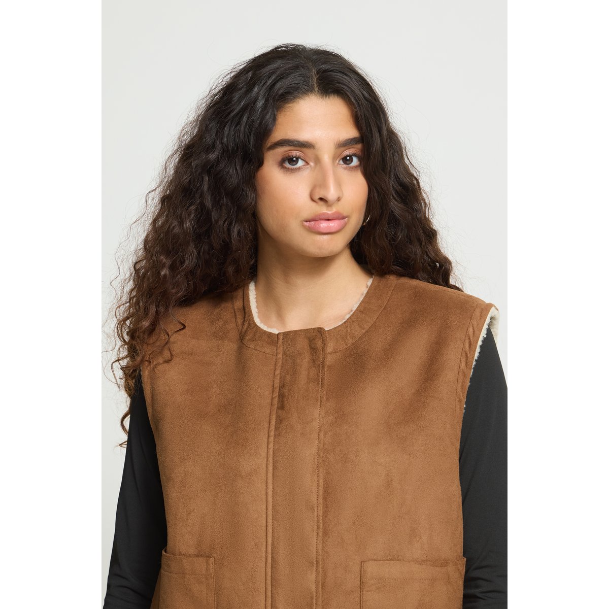 Manteau marron cocoa brown, ICHI