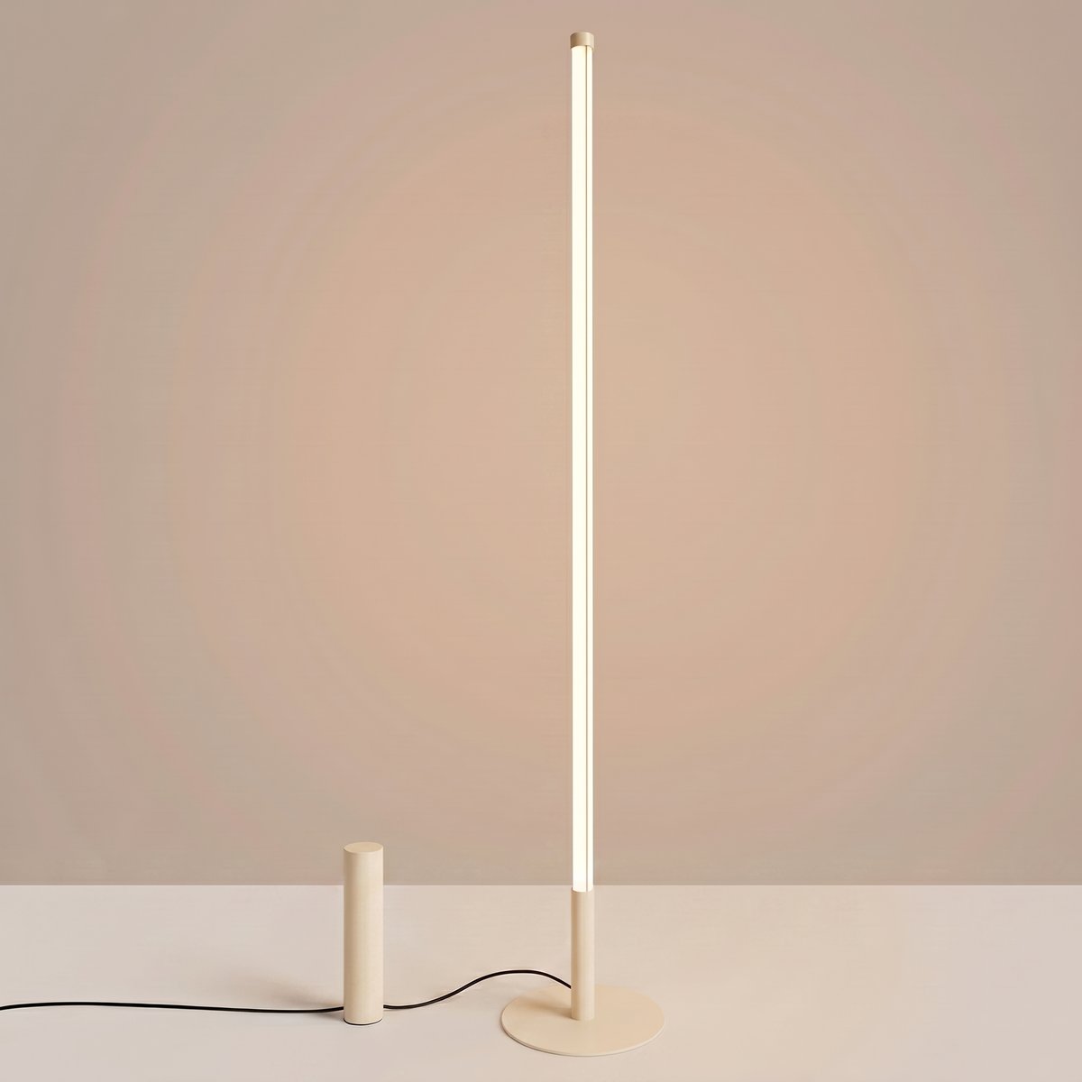 Lampadaire Beige LED 1 Trang beige, EDEN