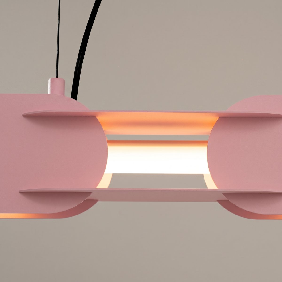Suspension Acier Rose LED 1 Chain rose, EDEN