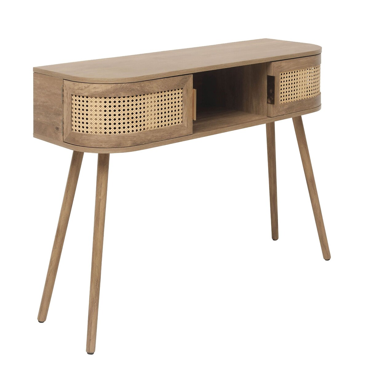 Naya Rattan Console Table natural oak, SO'HOME