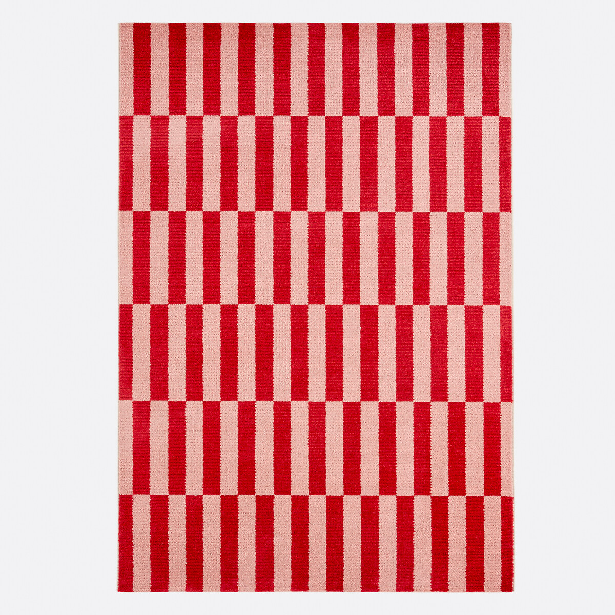 Tapis rectangulaire, TABAKA rouge/rose, LA REDOUTE INTERIEURS