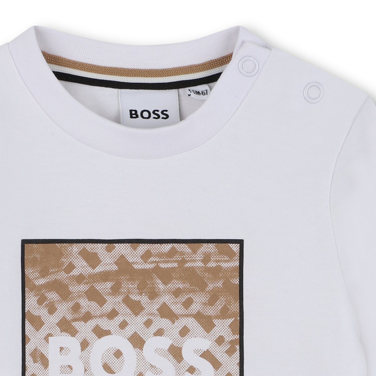 T-shirts à manches longues blanc, BOSS KIDSWEAR
