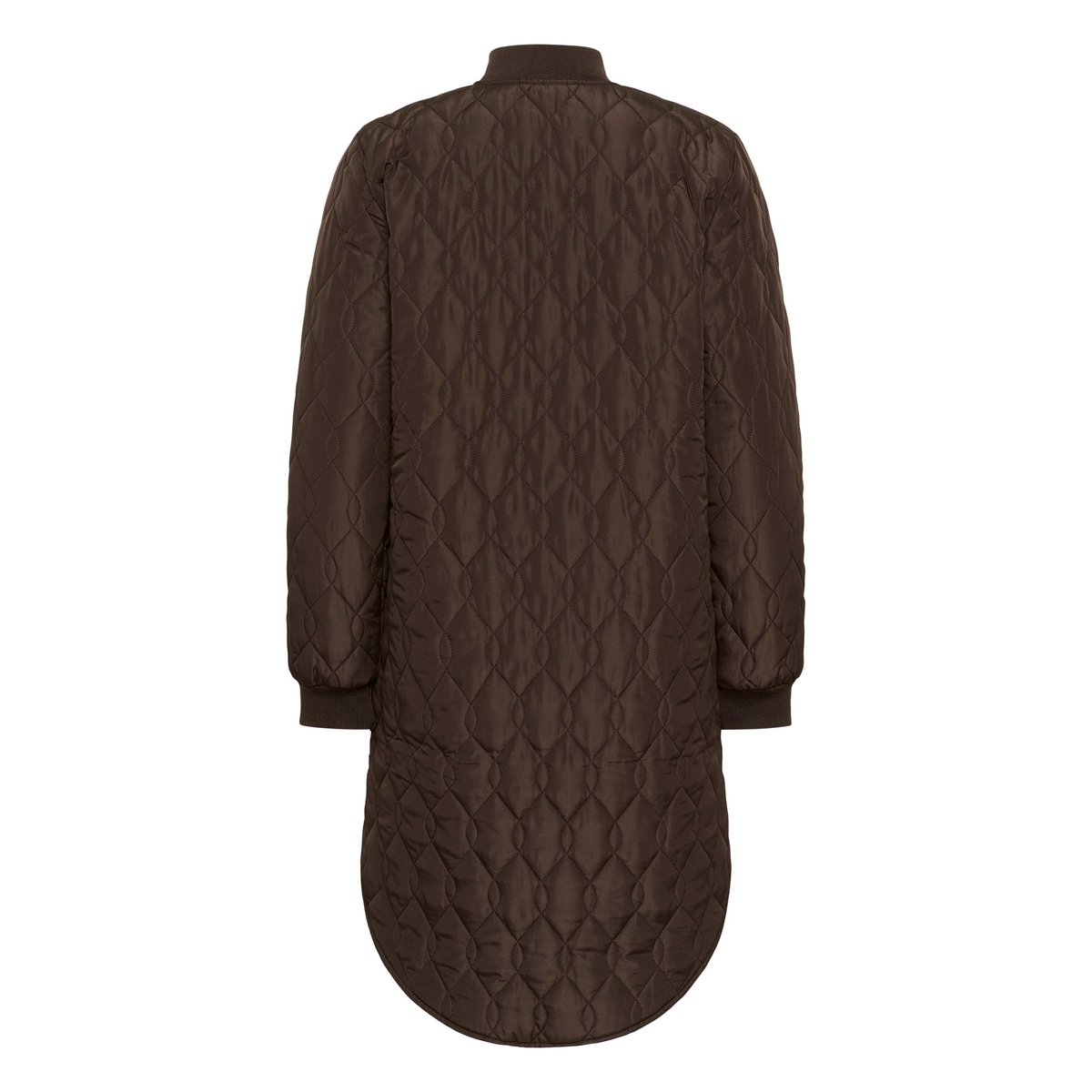 Manteau marron animalier chocolate brown, KAFFE