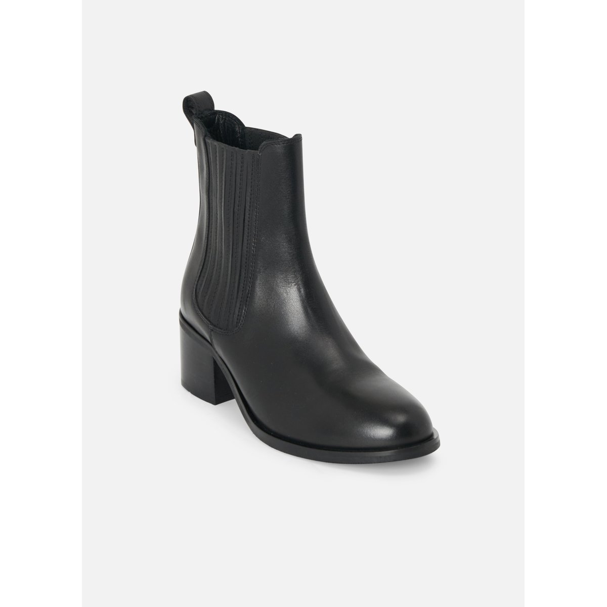 Boots À Talon en cuir BARNEY noir, MELLOW YELLOW
