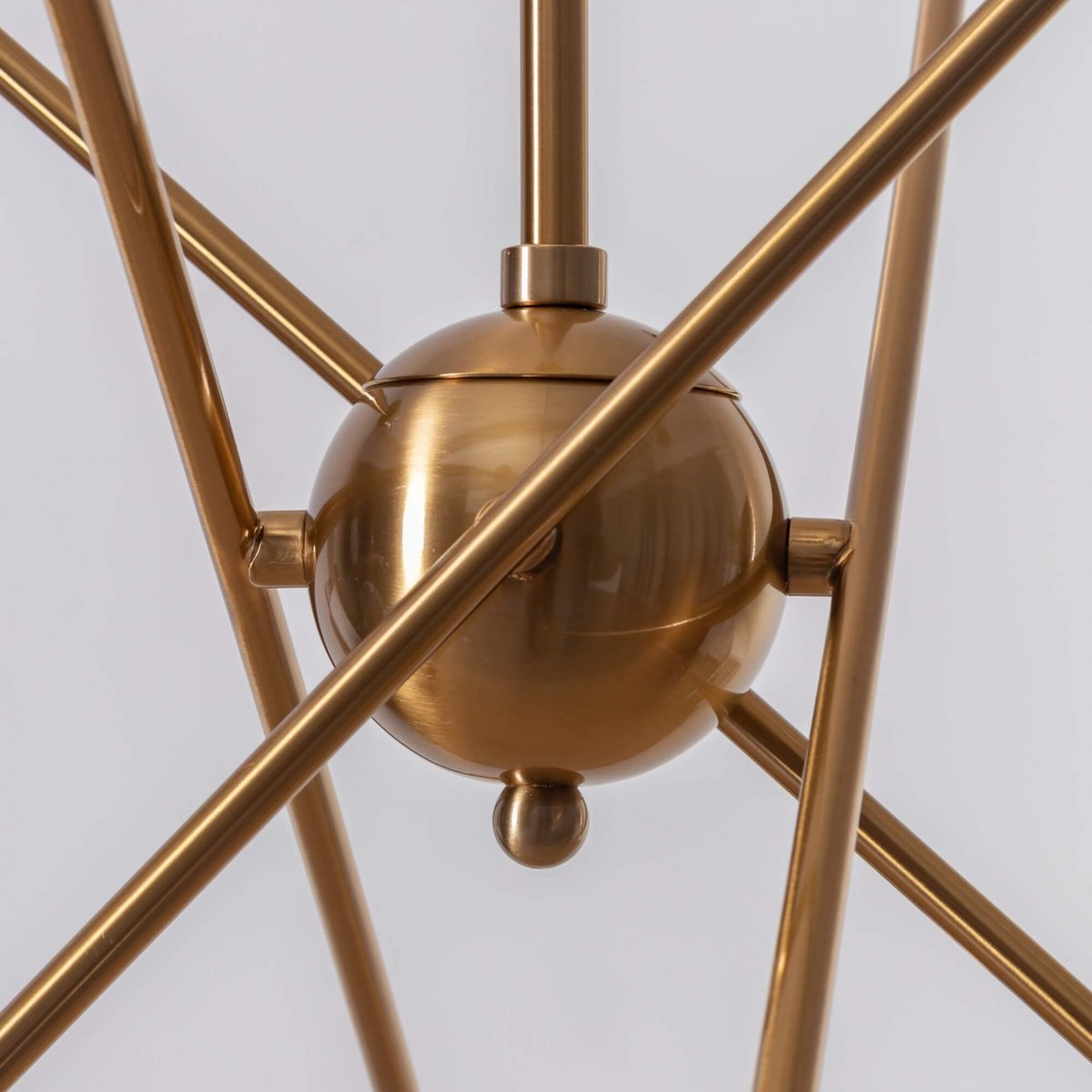Suspension dorée à 8 lumières - SAGITTA laiton, KOSILUM