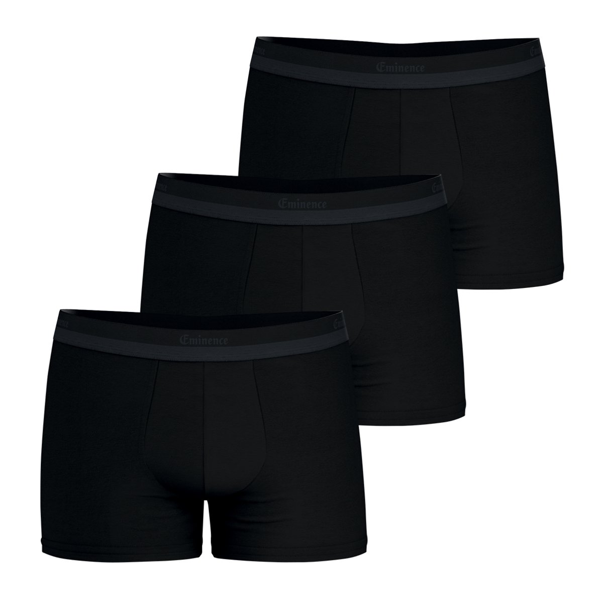 Lot de 3 boxers premium Studio noir, EMINENCE
