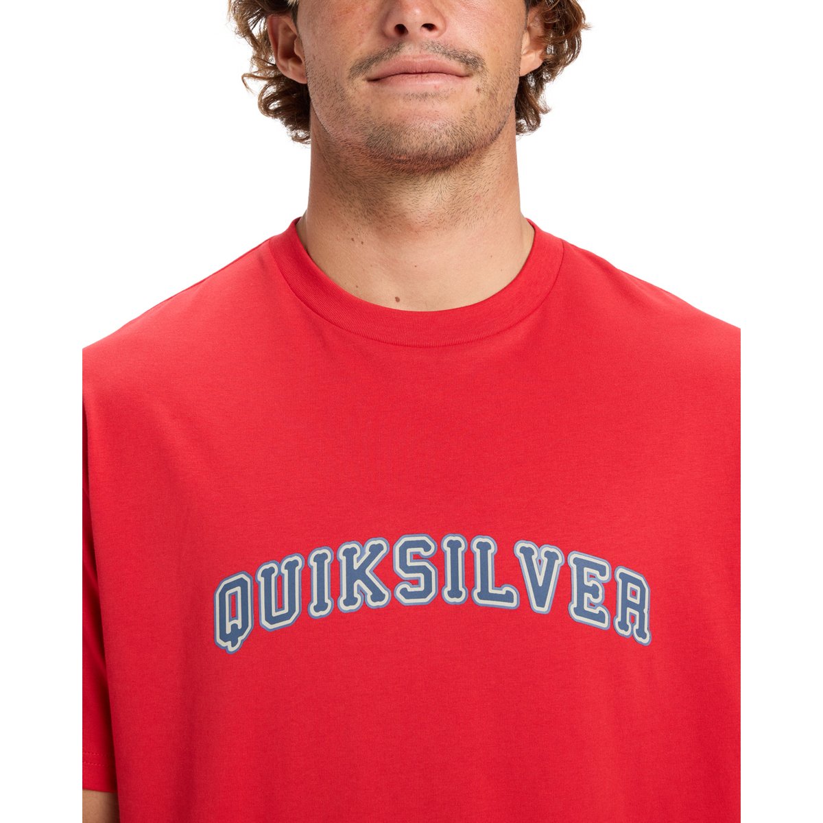 T-shirt à manches courtes PTO FARE WELL rouge salsa, QUIKSILVER