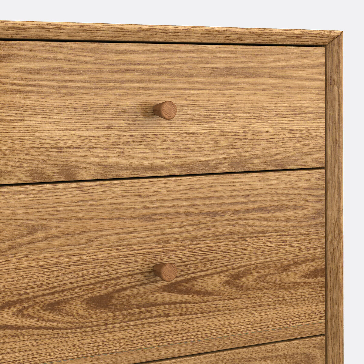 Commode vintage 4 tiroirs, Quilda bois clair chêne, LA REDOUTE INTERIEURS