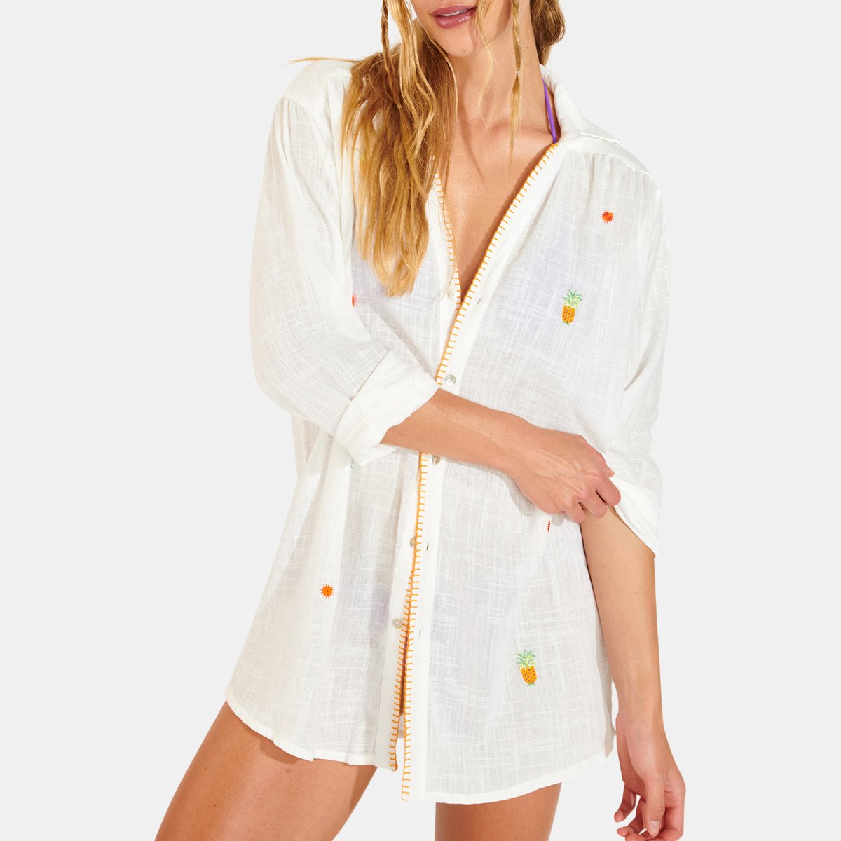 Chemise Mika - YESENIA blanc, BANANA MOON