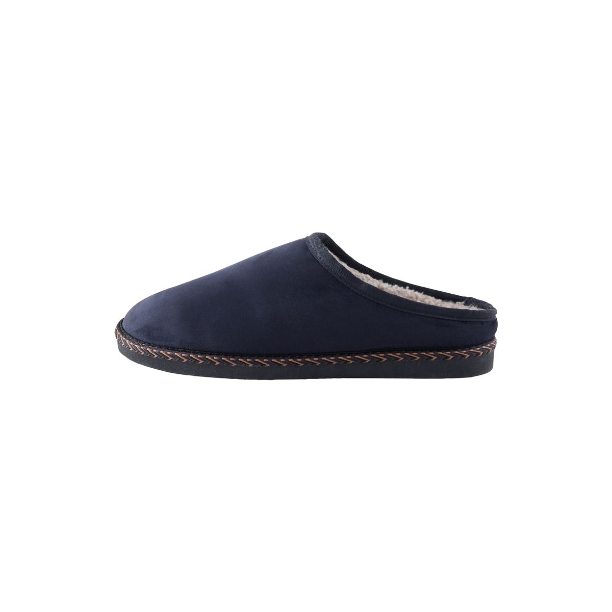Chaussons mules à bande bleu marine, NEXT