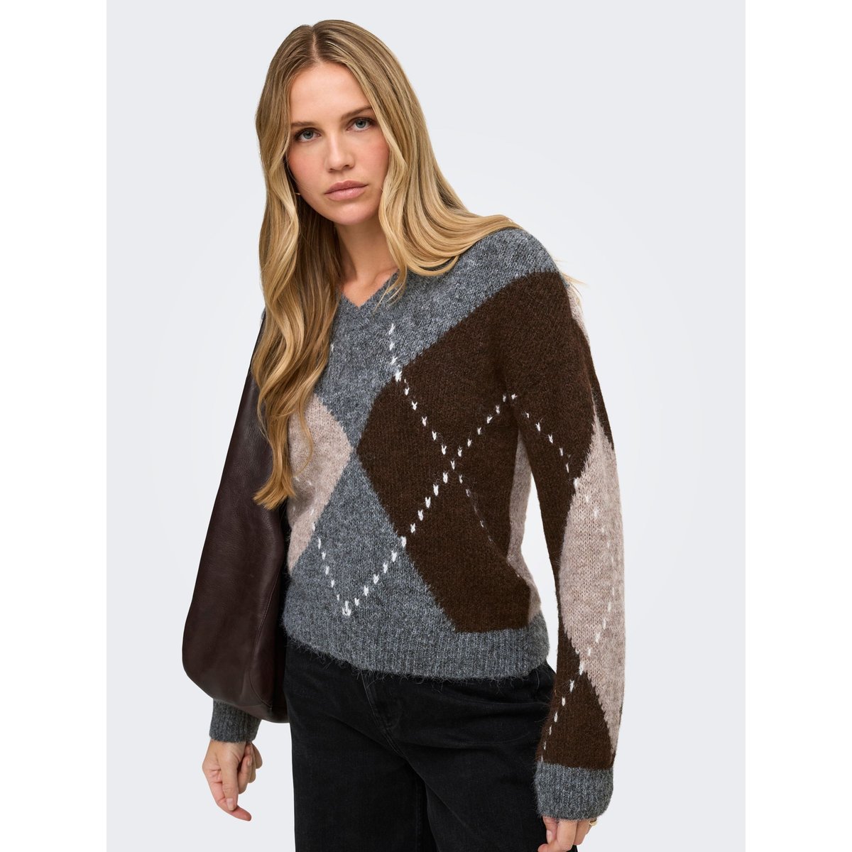 Pull En Maille medium grey melange 1, JDY