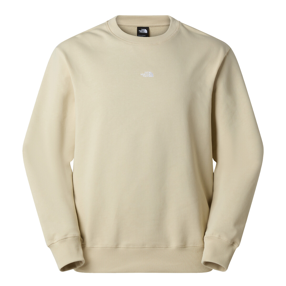Sweater van geborsteld molton beige , THE NORTH FACE