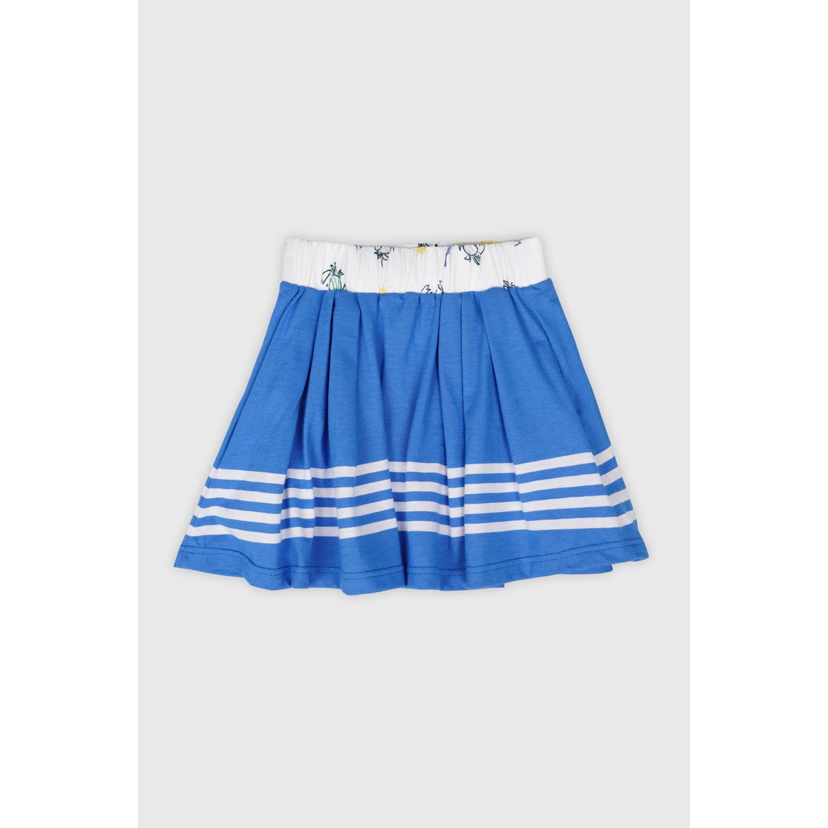 Jupe en coton KIDS blue saphir/blanc, ARMOR-LUX