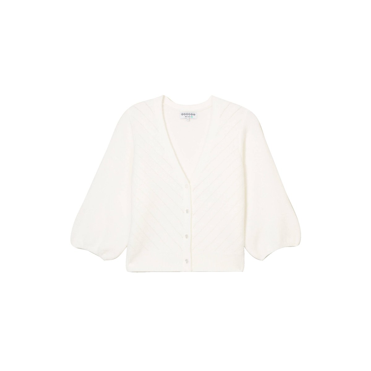 Gilet manches 3/4 blanc, BONOBO