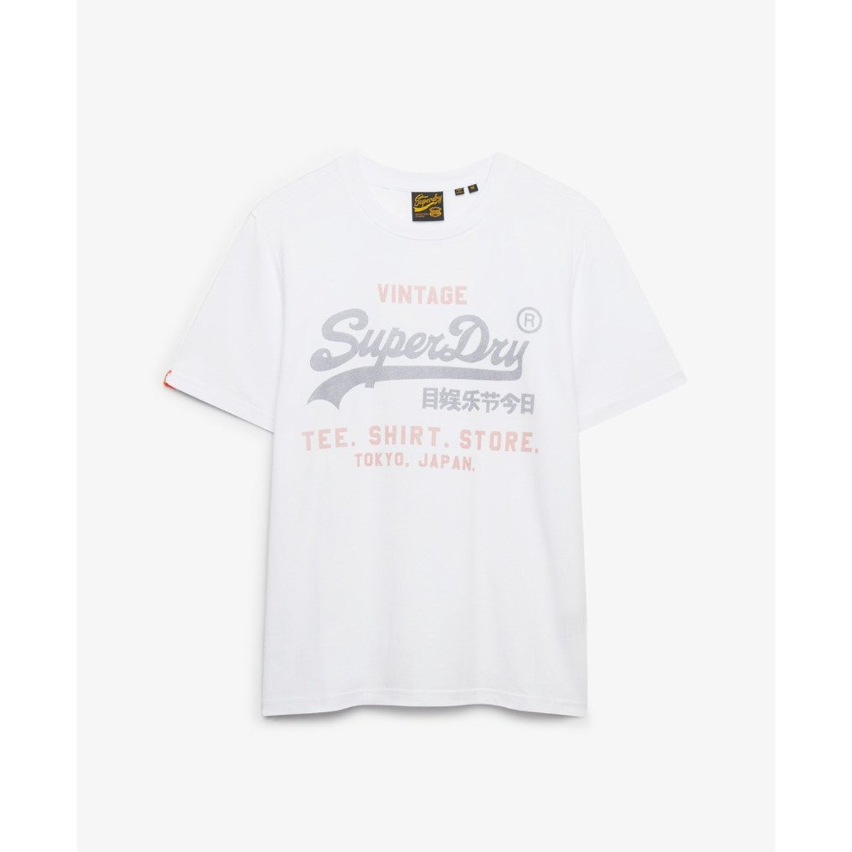 T-shirt décontracté Vintage Logo Heritage optic, SUPERDRY