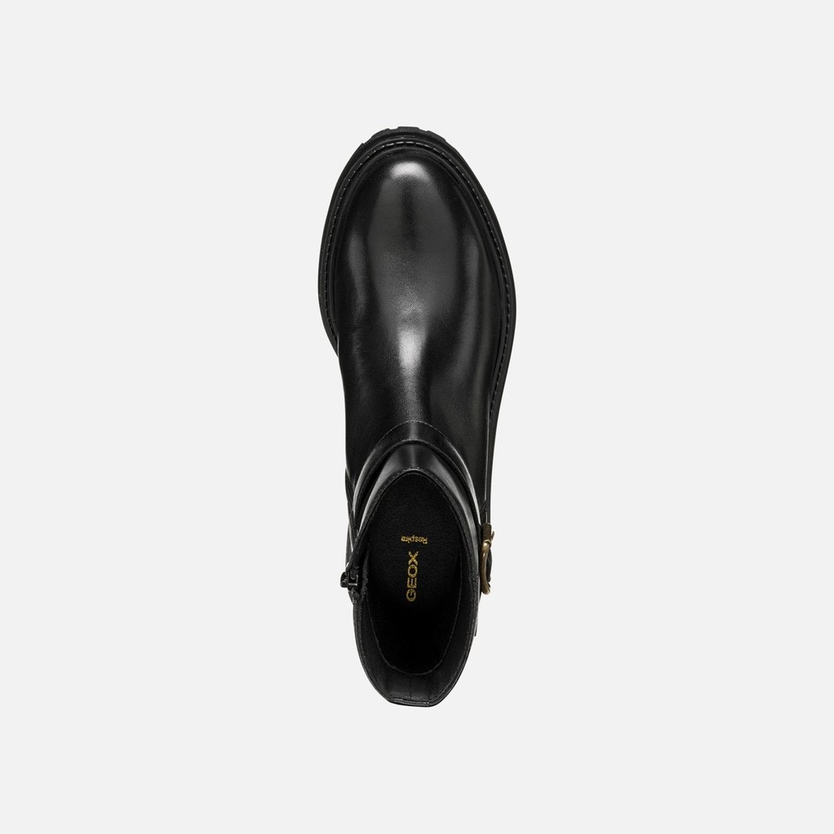 Bottines en cuir, IRIDEA noir, GEOX