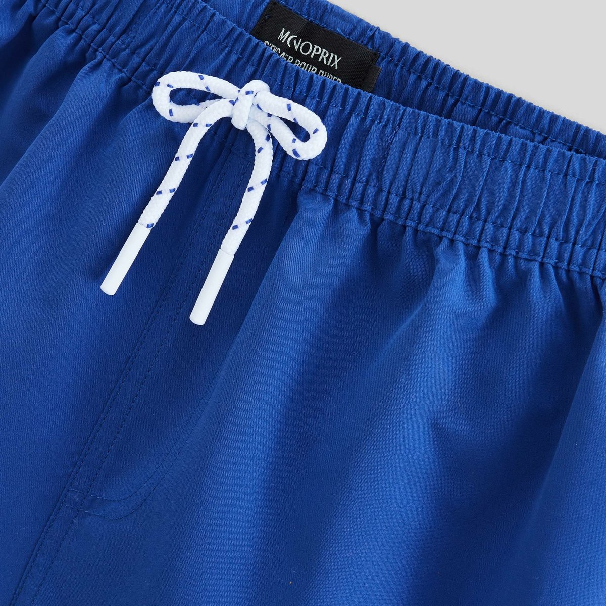Short de bain uni, certifié OEKO-TEX electrique, MONOPRIX KIDS