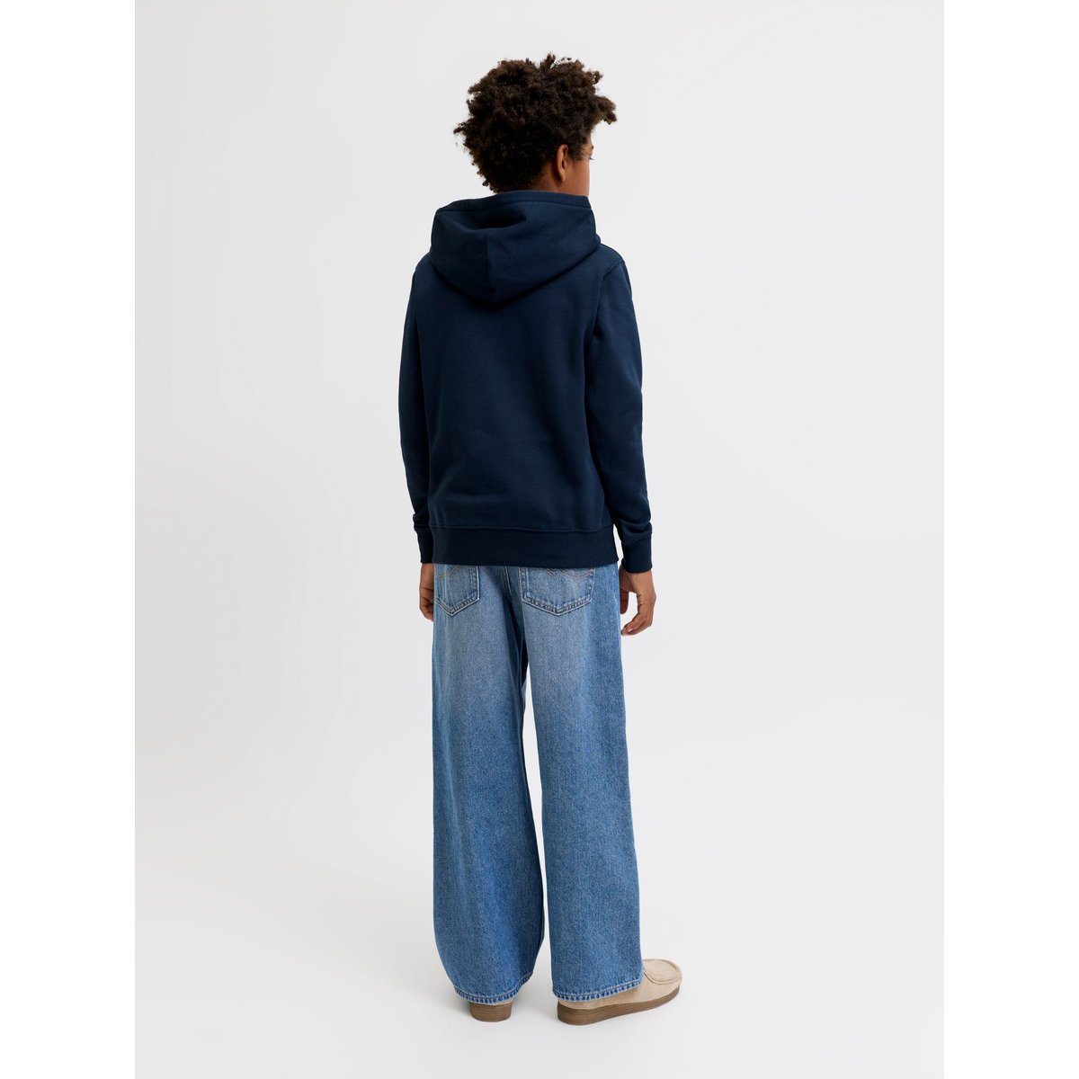 Jean À Coupe Wide blue denim 1, JACK & JONES JUNIOR