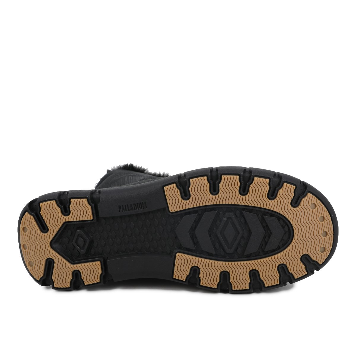 Baskets montantes en cuir PALLAPOP HI ZIP WL noir-black, PALLADIUM
