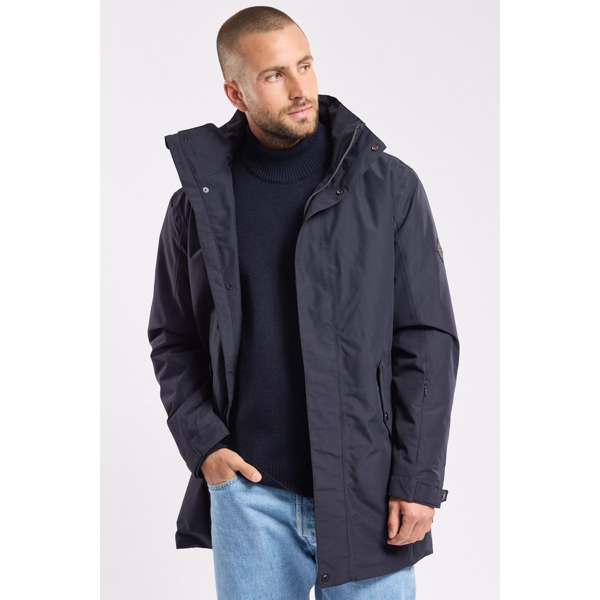 Parka Sympatex® imper-respirante HART navy, BERMUDES